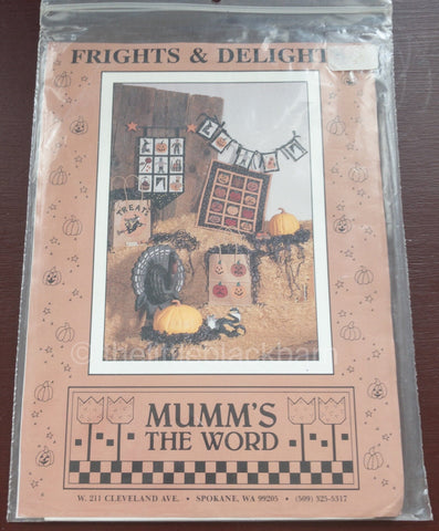 Mumm's The Word, Frights & Delights, Vintage 1990, Quilt Pattern