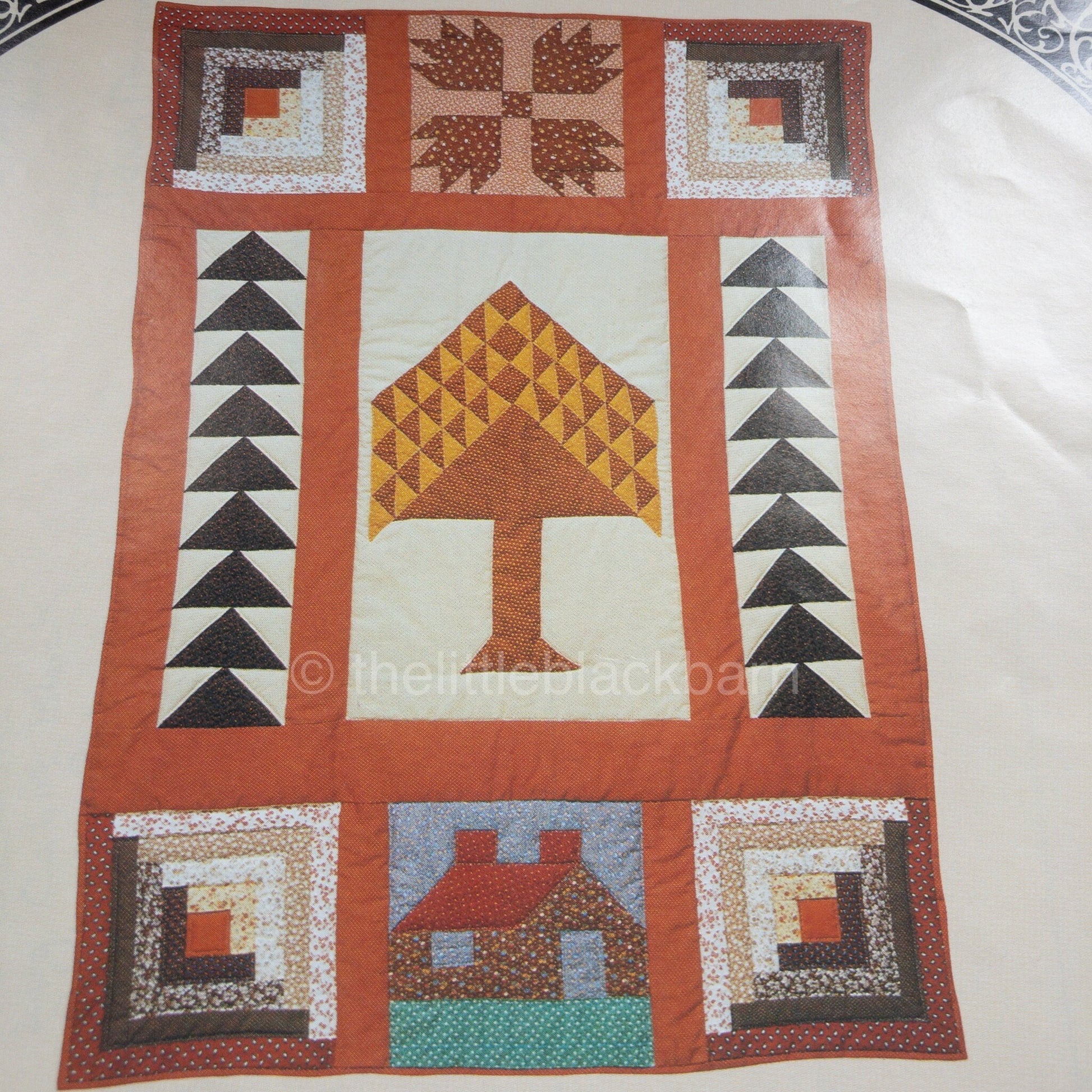 Quilt Country, Little House in the Woods, Vintage 1982, Quilt Pattern**