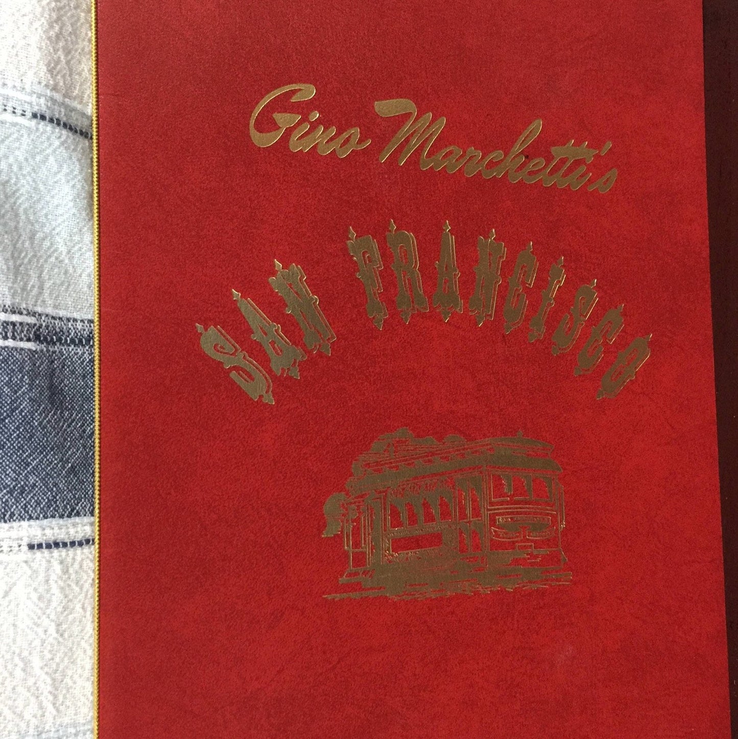 The San Francisco restaurant Wayne PA owned by Gino Marchetti founder of Gin'o's Hamburger fast food chain, Vintage Collectible menu