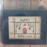 Blue Whale Designs, Happy Halloween, Cross Stitch Chart with Charms