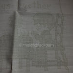 The Family That Prays Together Stays Together, Stamped Cross Stitch Panel