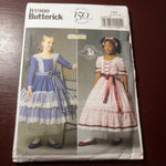 Butterick Sewing Pattern B5900, Making History, Size CDD 2,3,4,5, Dress, Belt, & Head Band