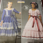 Butterick Sewing Pattern B5900, Making History, Size CDD 2,3,4,5, Dress, Belt, & Head Band
