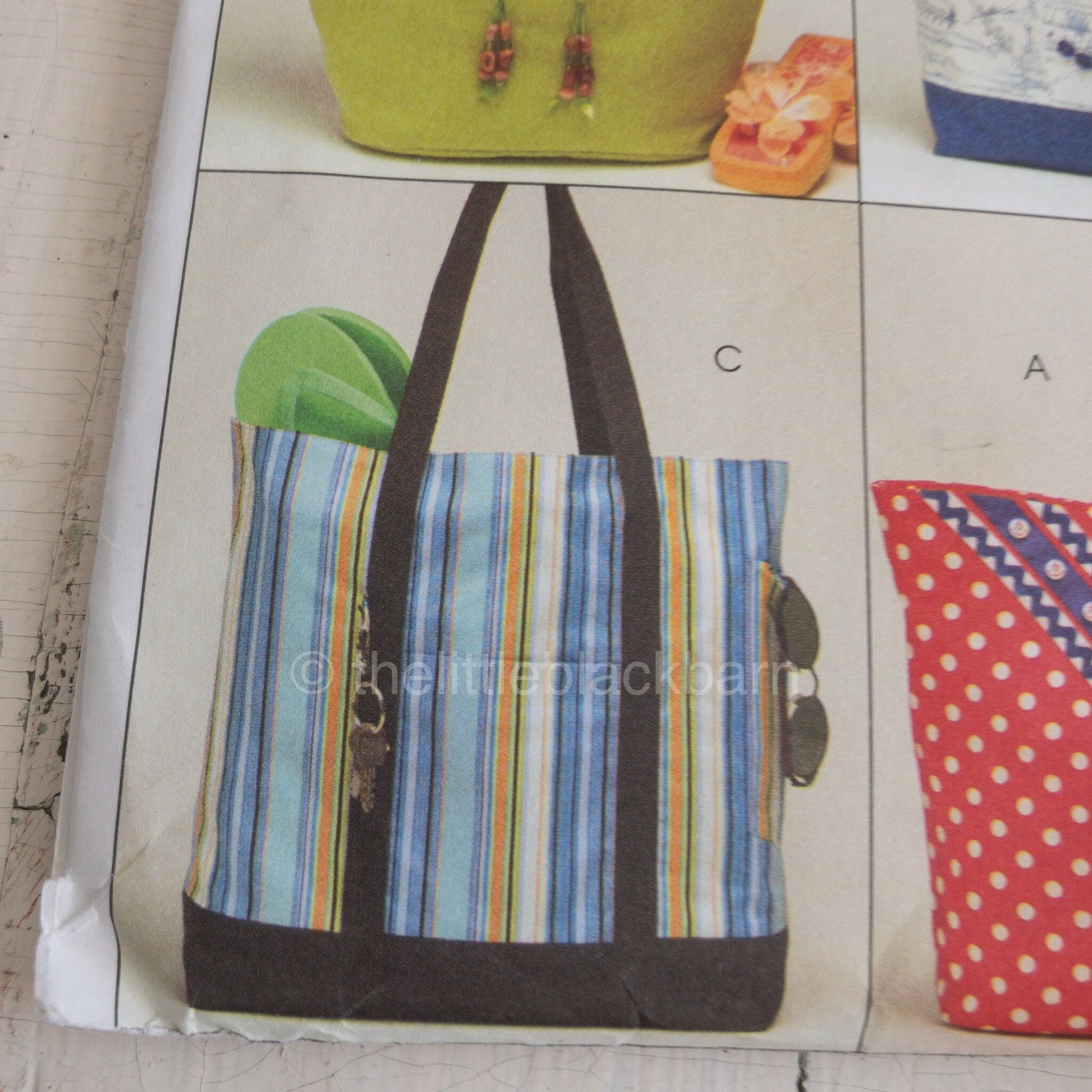 McCalls, Beach Totes Patterns, M5403, Sewing Patterns