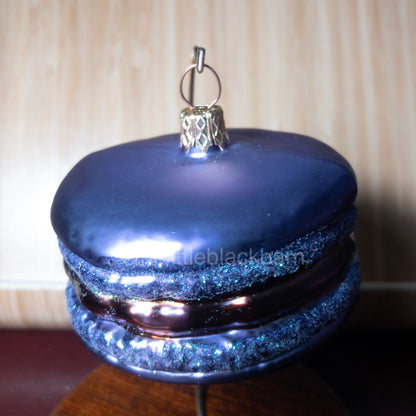 Handcrafted Ornament From Poland, Looks Like a Purple Hamburger Or Cookie