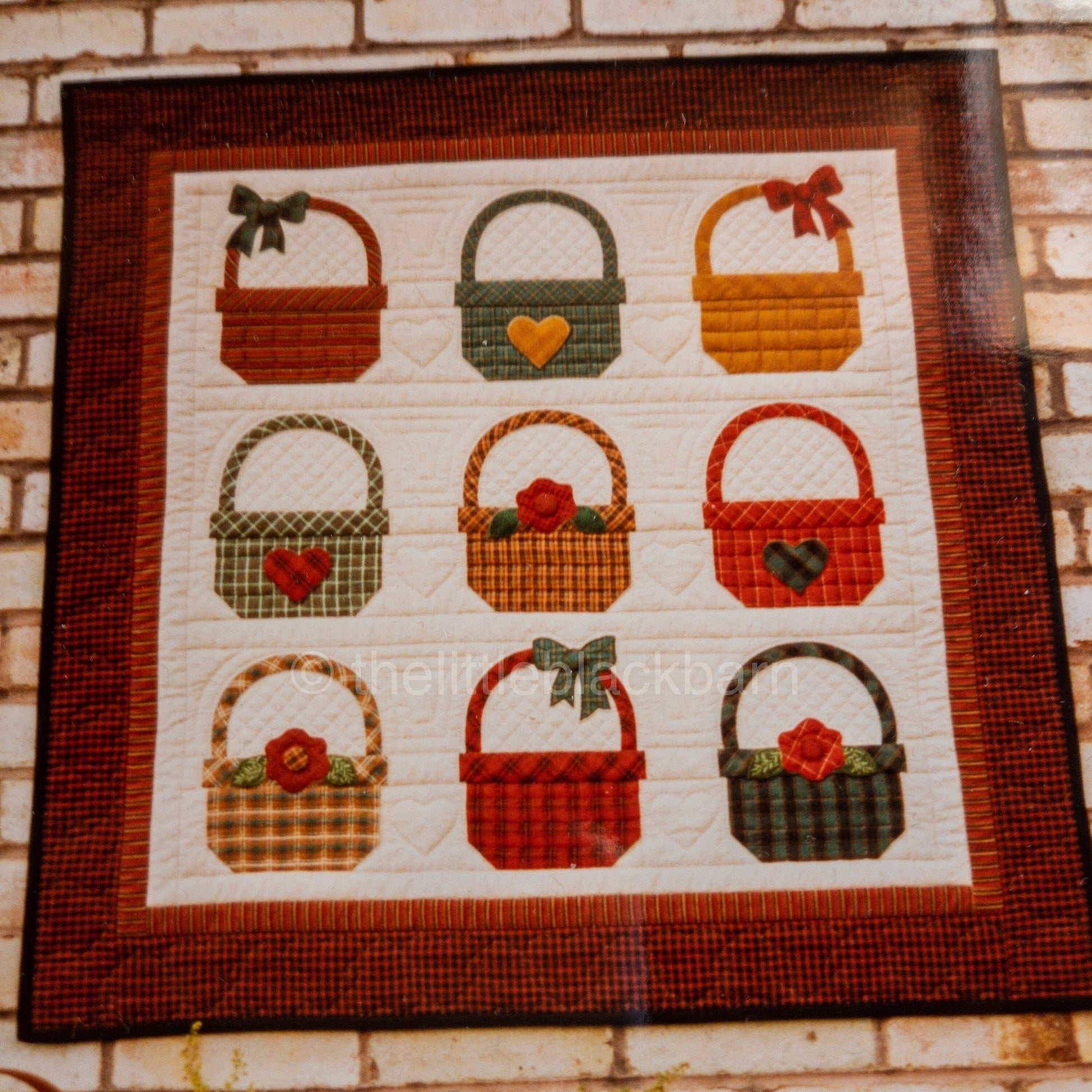 Homespun Baskets Vintage 1993, Quilt Pattern