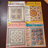 Quilting Magazines, Mixed Lot of 5 Quilting Magazines, See Description*