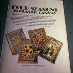 Leisure Arts Presents, Four Seasons in Plastic Canvas, Over 80 All New Projects, Vintage 1995, Hardcover Book