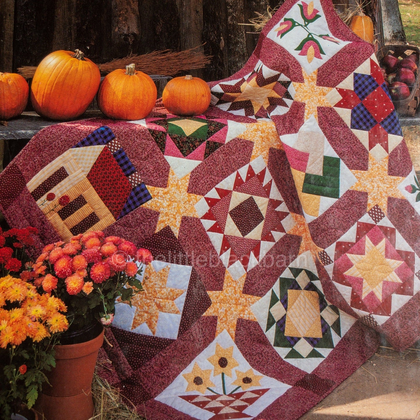 Best-Selling Bazaar Patchwork, Vintage 1992, Hardcover Book