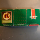 Hallmark, Set Of 3, Collector's Plate Series, 1987, 1988, 1989, Keepsake Ornaments, See Description*