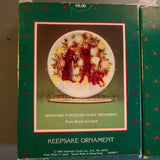 Hallmark, Set Of 3, Collector's Plate Series, 1987, 1988, 1989, Keepsake Ornaments, See Description*