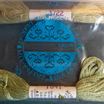 Floss/Thread Lot of 5 Greens, Au Ver A Soie, See Pictures and Description*