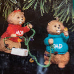 Hallmark, Mom and Dad, Stringer,Dated 1992, Keepsake Ornament, QX4671