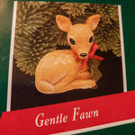 Hallmark, Gentle Fawn, Vintage 1989, Keepsake Ornament, QX5485