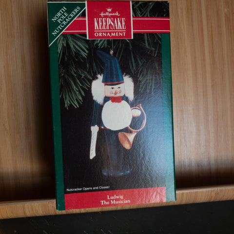 Hallmark, Ludwig, The Musician, Dated 1997, Keepsake Ornament, North Pole Nutcrackers