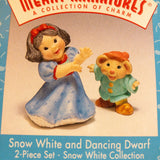 Hallmark, Snow White and Dancing Dwarf 2 piece set, & Six Merry Dwarfs 3 piece set*,