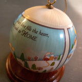 Hallmark, Loved Filled Home. Dated 1979, Keepsake, Satin Ball Ornament, QX2127*