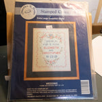 Needles 'N Hoops, Wedding, No.554, Easy To Do Vintage Sampler Kit,Personalization Kit Included