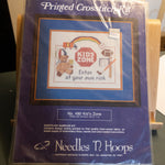 Needles 'N Hoops, Kid's Zone, No.490, Easy To Do Vintage Sampler Kit,Personalization Kit Included