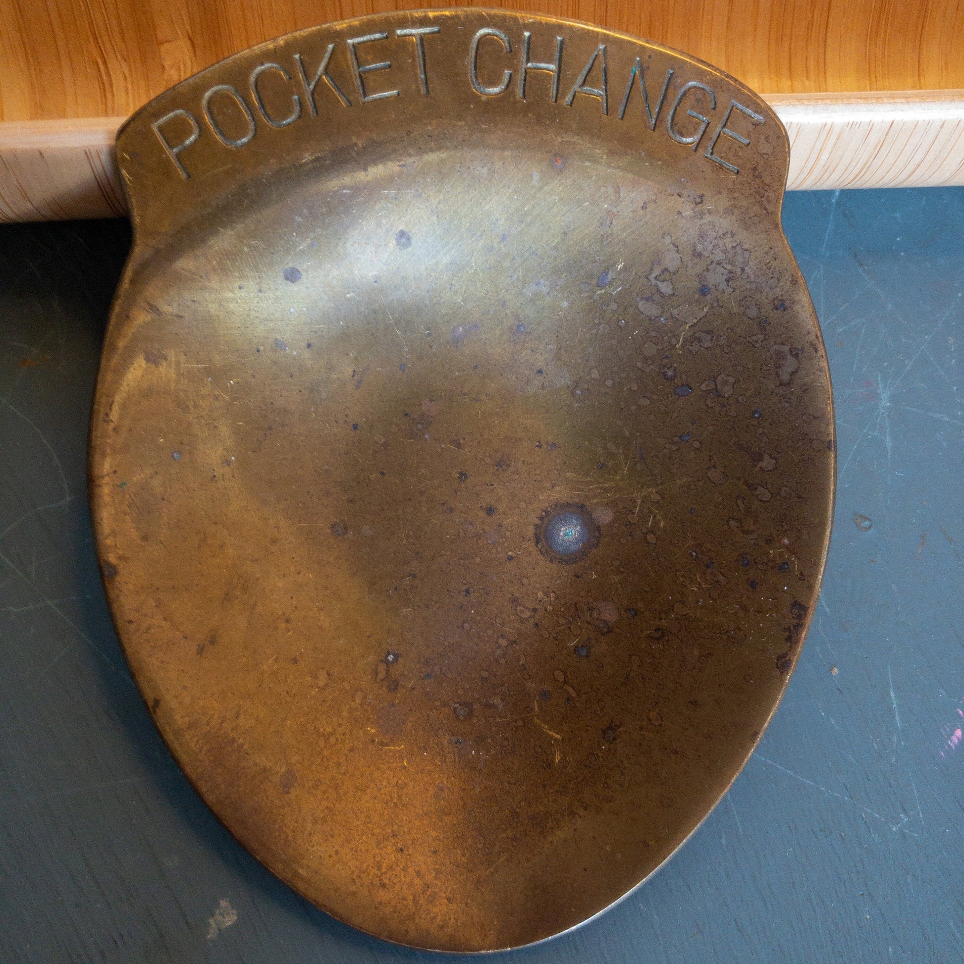 Price Products Brass, Vintage Pocket Change Dish