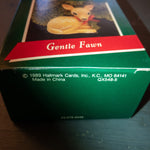 Hallmark, Gentle Fawn, Vintage 1989, Keepsake Ornament, QX5485