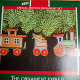 Hallmark, The Ornament Express, Set Of 3, Dated 1989, Keepsake Ornaments, QX5805
