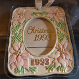 Carlton Cards, Picture Perfect, Heirloom Collection, Dated 1993, Ornament, 2 Sided Photo Frame