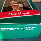 Hallmark, Deer Disguise, Vintage 1989, Keepsake Ornament