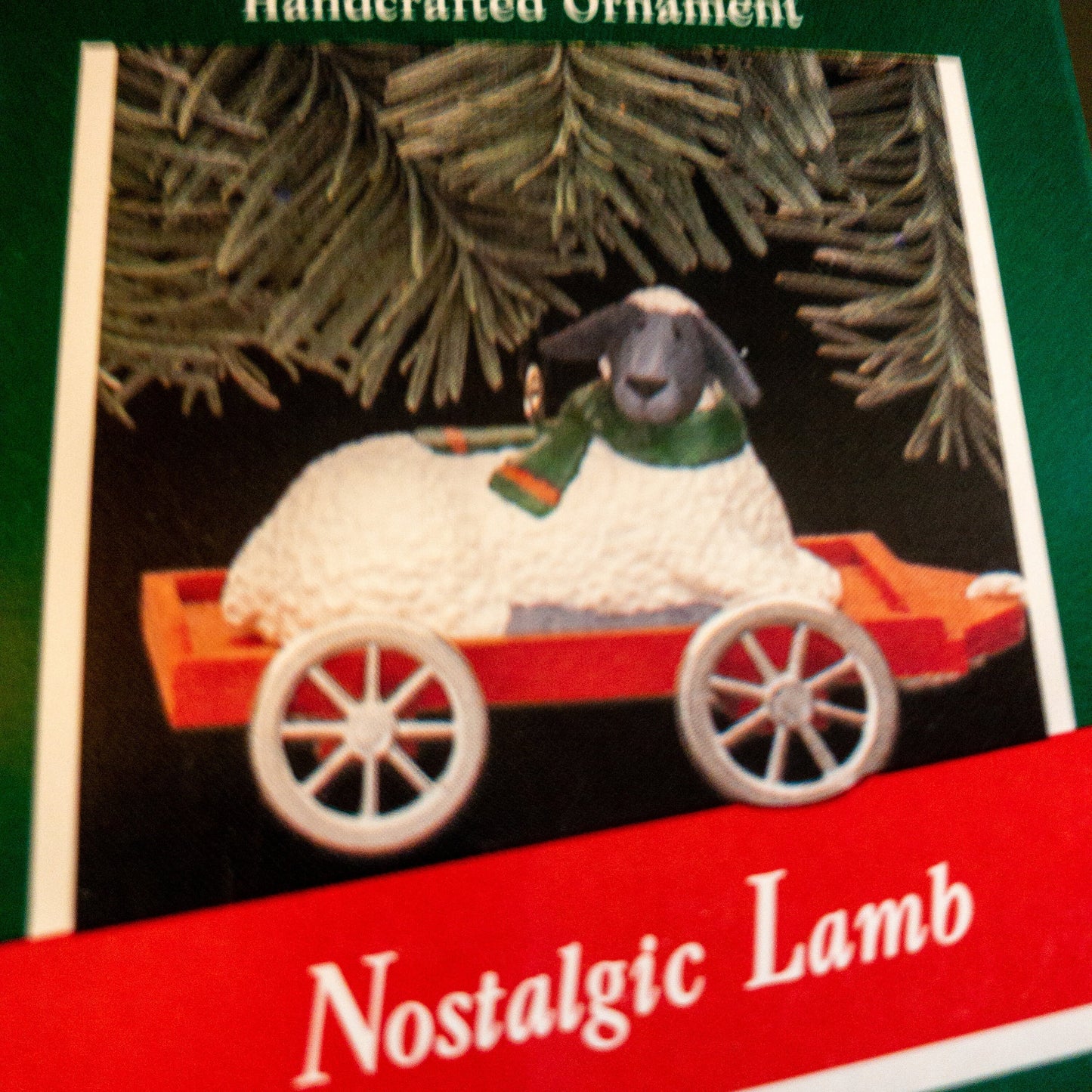 Hallmark, Nostalgic Lamb, Dated 1989, Keepsake Ornament