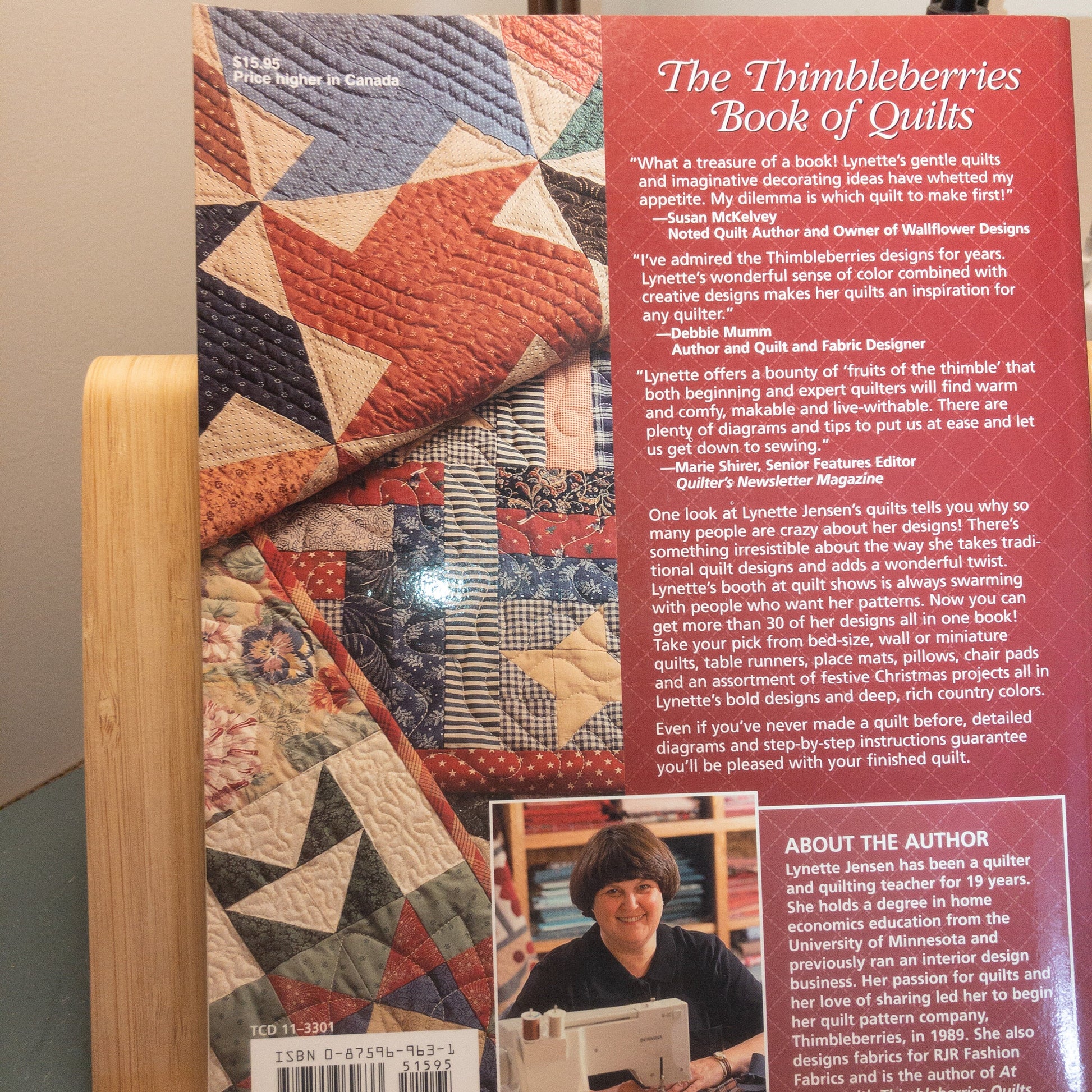 The Thimbleberries, Book Of Quilts, Vintage 1998, Softcover Quilting Book