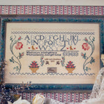 Sally Ann Designs, God's Gift Sampler, Vintage 1991, Counted Cross Stitch Chart