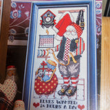 Jeremiah Junction, The Night Before Christmas, Vintage 1992, Counted Cross Stitch Chart