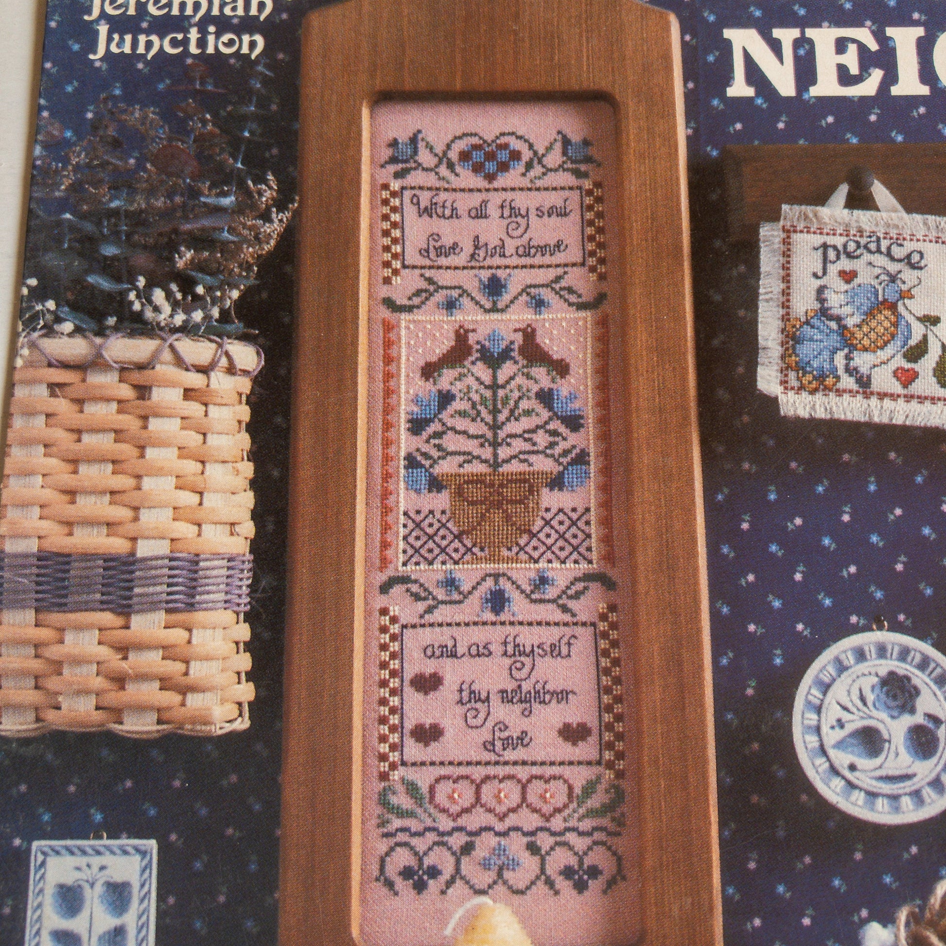 Jeremiah Junction, Welcome Neighbor, Vintage 1993, Counted Cross Stitch Chart