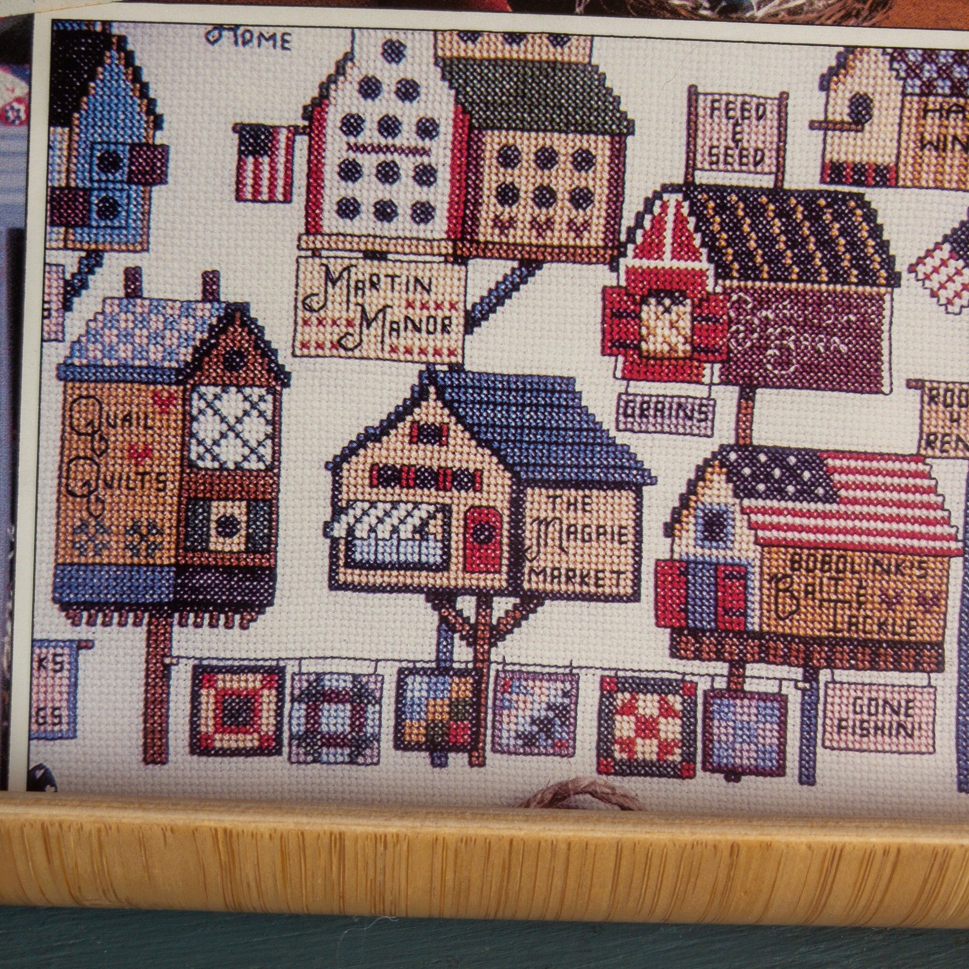 Jeremiah Junction, Feathertown USA, Home Tweet Home, Vintage 1991,  Counted Cross Stitch Chart