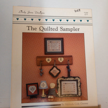 Lindy Jane Designs, The Quilted Sampler, Vintage 1985,  Counted Cross Stitch Chart