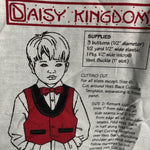 Daisy Kingdom, Swanky, Boys Vest, Vintage Fabric Panel