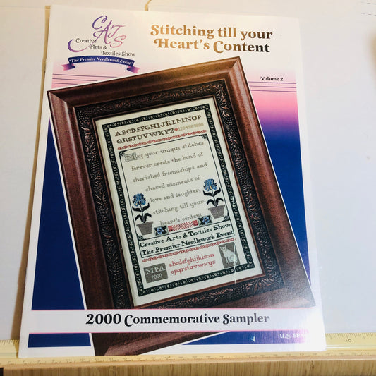 Creative Arts & Textiles Show, The Premier Needlework Event, 2000 Commemorative Sampler*