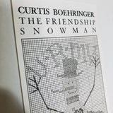 Curtis Boehringer, The Friendship Snowman, Vintage 1995, Counted Cross Stitch Chart