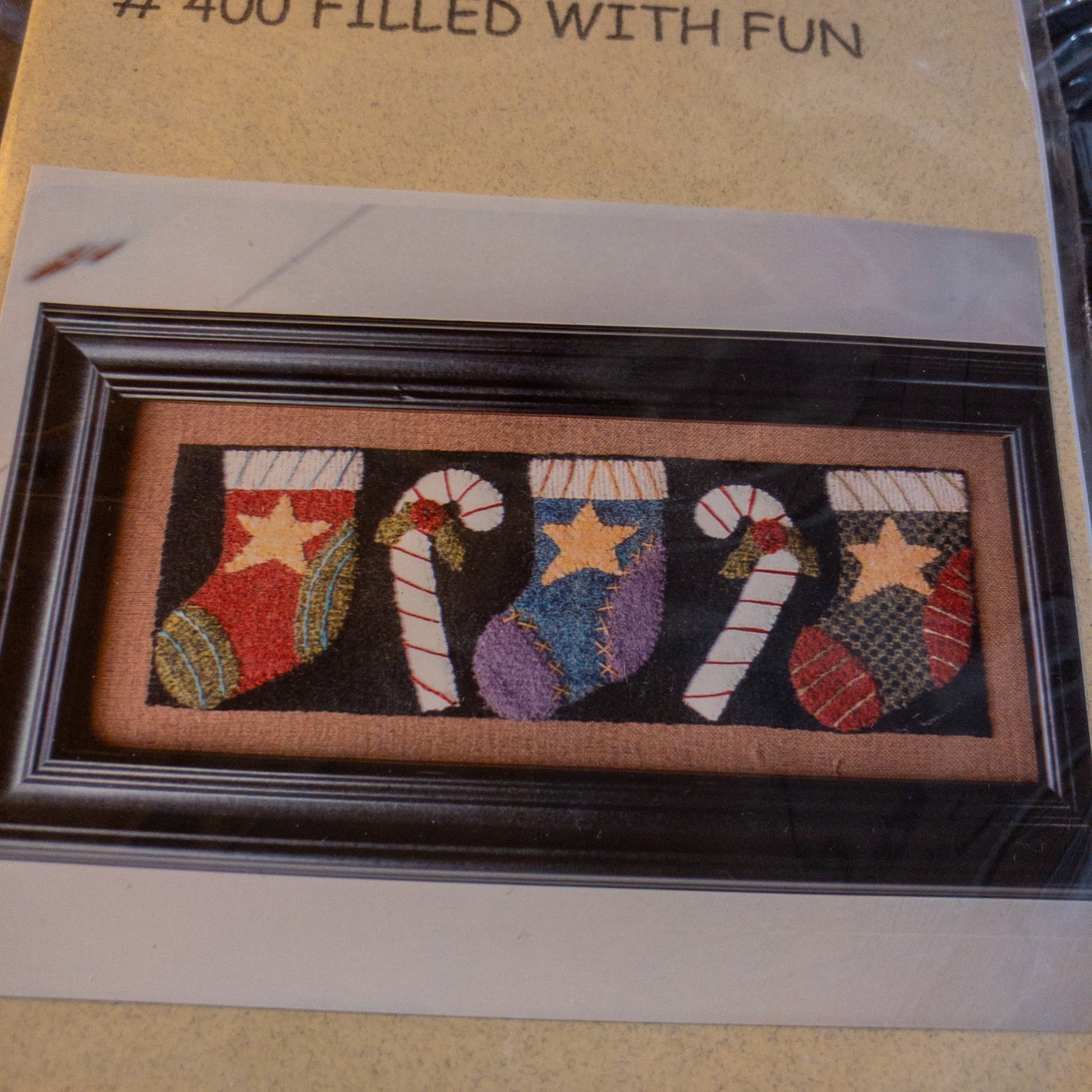 Little Bits of Joan, Filled with Fun, Felt Kit, with nice Frame included