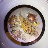 The Art of Chokin, Peacock, Collectible 6.25 Inch Plate