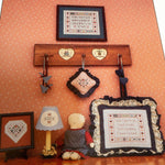 Lindy Jane Designs, The Quilted Sampler, Vintage 1985,  Counted Cross Stitch Chart