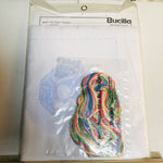 Bucilla, Tea Time Napkins, Vintage 1993, Stamped Cross Stitch Kit* *Set of 4 in Package,