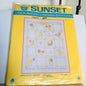 Sunset, Chick's At Play Sampler, Vintage 1986, Counted Cross Stitch Kit*