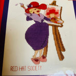 Candamar Designs, Red Hat Society, Express Yourself, 2005 Counted Cross Stitch Kit*
