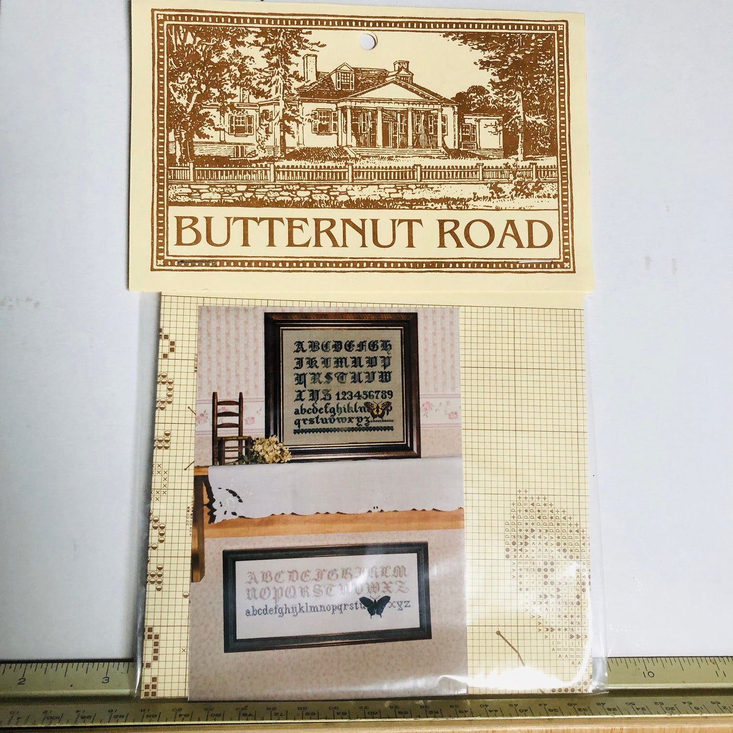 Butternut Road, New Wings A, Vintage 1990, Counted Cross Stitch Chart