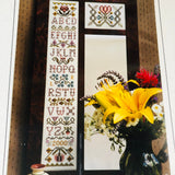 Hillside Samplings, Flowers and Letters and You, Oh My!, Vintage 2000, Counted Cross Stitch Chart