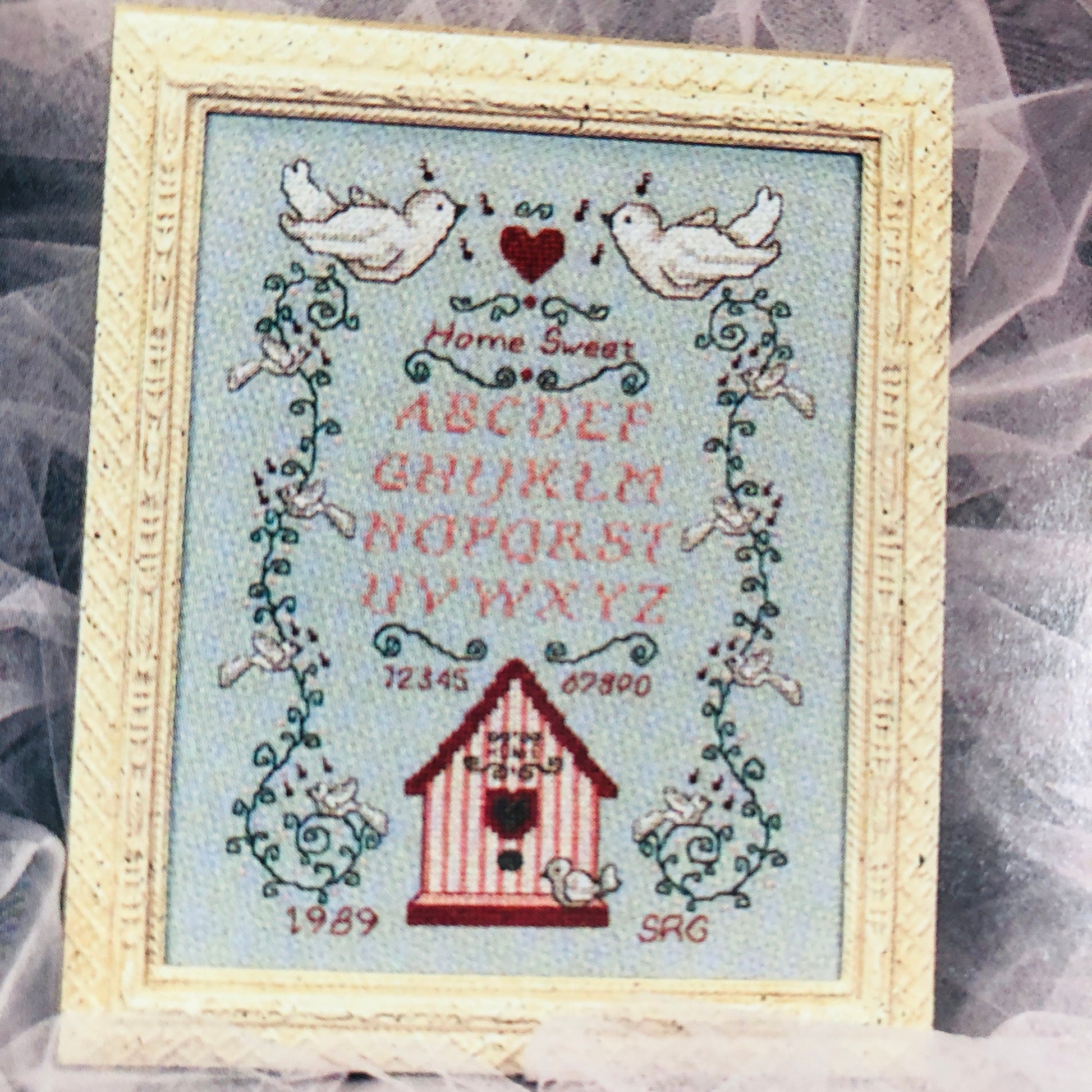 Pocket Full of Dreams, Sampler of Dreams, Vintage 1989, Counted Cross Stitch Chart