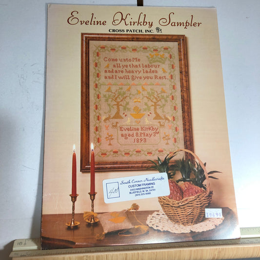 Cross Patch, Eveline Kirkby Sampler, Vintage 1985, Counted Cross Stitch Chart