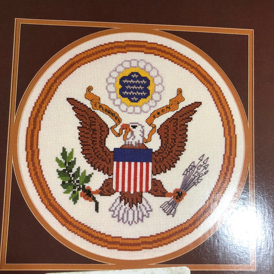 Heritage Series, The Great Seal of the United States, Vintage 1987, Counted Cross Stitch Chart