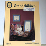 Home Rule Graphics, Grandchildren, Vintage 1984, Counted Cross Stitch Chart